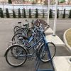 Стоянка велосипедов. Сооружение для парковки средств индивидуальной мобильности.